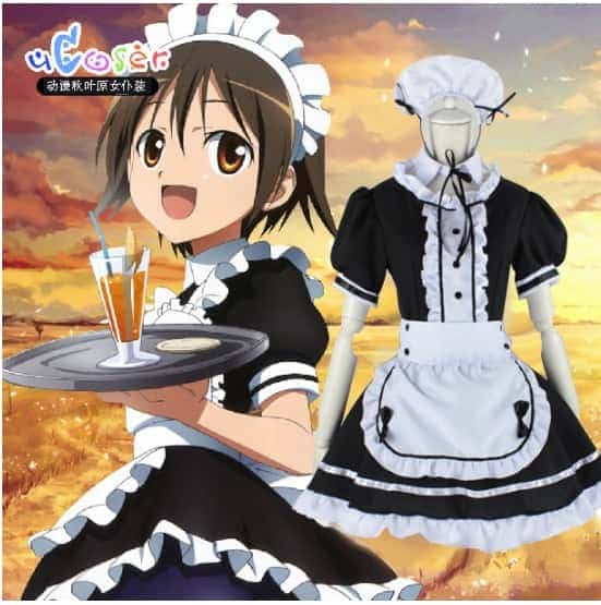 Maid Dress Cosplay Maid Outfit Herren Damen French Maid 4