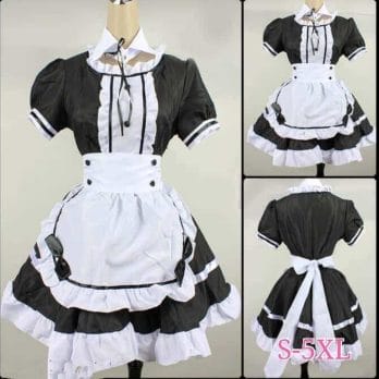 Maid Dress Cosplay Maid Outfit Herren Damen French Maid 1