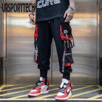 Hip Hop Techwear Hose Cargohose Cyberpunk Style Hose 1