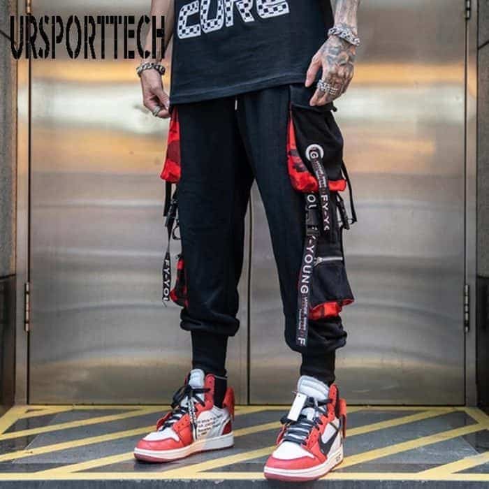 Hip Hop Techwear Hose Cargohose Cyberpunk Style Hose 1