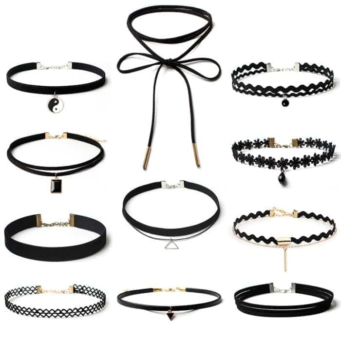 Korean Fashion Velvet Choker Necklace for Women Vintage Sexy Lace Necklace with Pendants Gothic Girl Neck Jewelry Accessories 1