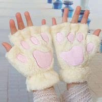 Pfoten Handschuhe Kawaii Tier Krallen Handschuhe winter Fell 1